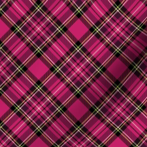 Shop Spoonflower and find your perfect custom designed fabric. Browse all the trending designs along with traditional holiday and seasonal options. Choose from over 20 fabric types as well as three sizes - swatch, fat quarter, and by the yard. Royal Fabric, Punk Plaid, Pink Tartan, Love Pink Wallpaper, Shocking Pink, Fall Plaid, Plaid Christmas, Kilt, Pink Wallpaper