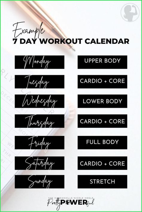 Gym Calendar Workout Schedule, How To Create A Workout Routine, Peloton Calendar, Workout Routine Schedule, Peloton Workouts, Stroller Workout, 7 Day Workout, Weekly Workout Schedule, Strength Workouts