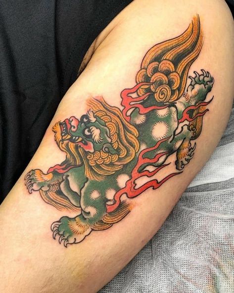 Japanese Foo Dog Tattoo, Foo Dog Tattoo Meaning, Fu Dog Tattoo, Japanese Foo Dog, Foo Dog Tattoo Design, Foo Dog Tattoo, Foo Dog Statue, Fu Dog, Lion Tattoo Design