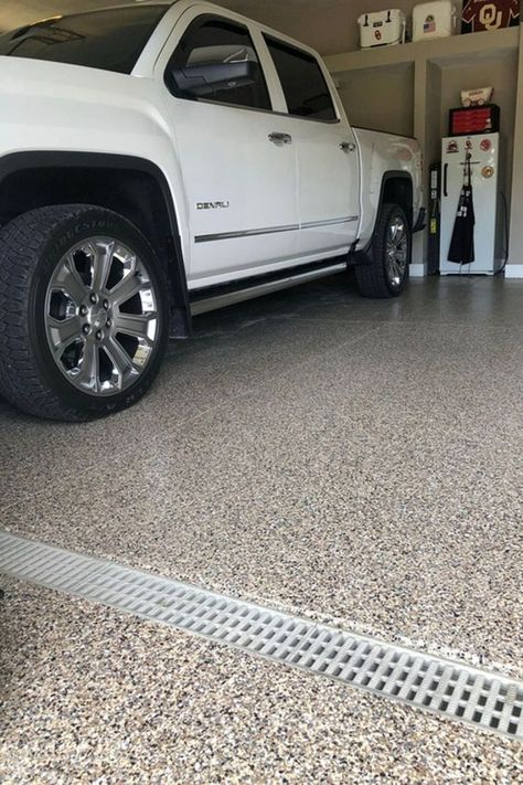 Garage Flooring Options Epoxy, Epoxy Garage Floor Colors, Garage Floor Colors, Garage Floors Diy, Polyurethane Floors, Garage Windows, Garage Epoxy, Garage Paint, Garage Storage Inspiration