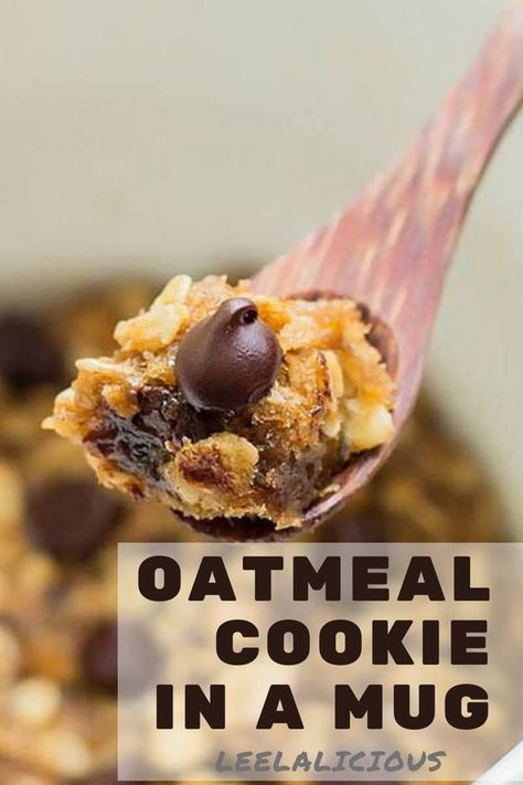 Gluten Free Microwave Recipes, Oatmeal Chocolate Mug Cake, Healthy Cookie In A Mug Recipe, Oatmeal Chocolate Chip Cookie In A Mug, Microwave Oatmeal Cookie Mug, Oatmeal Cookie In A Mug Recipe, Oatmeal Cookie For One Microwave, Gluten Free Microwave Cookie, Oatmeal Chocolate Chip Mug Cookie