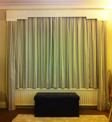 This is what compromise looks like! Curtain issues, radiator under window Curtains Over Radiator, Radiator Under Window, Floor Length Curtains, Roman Blinds Bedroom, Radiators Living Room, Curtain Designs For Bedroom, Short Window Curtains, Curtains Pictures, Small Window Curtains