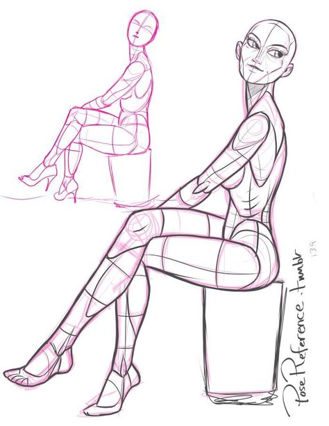 Woman sitting elegantly side view pose (credit: anatoref) Pose Duduk, Sitting References, Side View Drawing, Drawing Body Poses, Woman Sitting, Poses References, Figure Drawing Reference, Art Poses, Anime Poses Reference