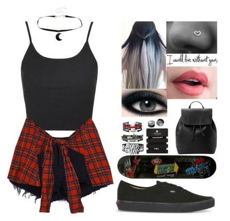 "//warped tour 2016//" by briannaleigh01 ❤ liked on Polyvore featuring Topshop, Vans, MANGO and Max Factor Warped Tour Outfit, Cute Emo Outfits, Moda Rock, Mode Emo, Scene Outfits, Warped Tour, Emo Outfits, Punk Outfits, Grunge Goth