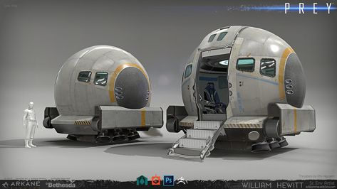 PREY Escape Pod, William Hewitt on ArtStation at https://www.artstation.com/artwork/K92Xx Space Pirates, Escape Pod, Pod Design, Anime Reference, Spaceship Interior, Future Buildings, Sci Fi Design, Sci Fi Environment, Starship Design