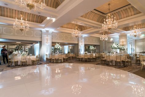 Round Dance Floor, White Dance Floor, Classic Fall Wedding, Floor Photography, Laminate Hardwood Flooring, Glamorous Wedding Decorations, White Dance, Inside Weddings, Dance Floor Wedding