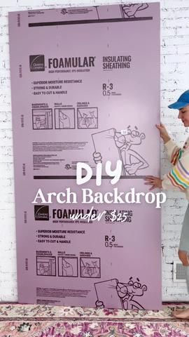 Replying to @roperro1 how to cut and make stands for DIY backdrops.. t... | foam board backdrop | TikTok Diy Paper Backdrop Ideas, Picture Frame Backdrops, How To Make Balloon Arch Backdrop, Simple Diy Photo Backdrop, Diy Giant Picture Frame For Parties, Wedding Backdrop Diy Reception, Foam Core Backdrop, Foam Photo Backdrop, Foam Signs Diy