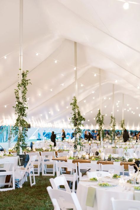 Wedding Tent Hanging Decorations, Wedding Tent Layout For 200, Wedding Tent Entrance Decor, Pole Tent Wedding Reception, Wedding Tent Layout, Wedding Tent Lighting, Wedding Styles Themes, Tent Weddings, Mrs To Be