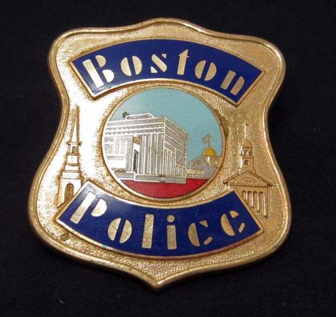 US State of Massachusetts, City of Boston Police Department Hat Badge Boston Police Department, Jane Rizzoli, Police Badges, Law Enforcement Badges, Blue Line Police, Michael Roberts, Police Patches, Police Badge, Police Cars