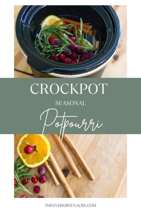 Simmer pots, or stovetop potpourri, can be made in the crockpot too! This Autumn Simmer Pot Recipe is an easy, chemical free way to scent your home using your slow cooker! Fall Crockpot Scents, Crockpot Popery, Small Crockpot Potpourri, Crockpot Home Scents, Small Crockpot Simmer Pot, Mini Slow Cooker Simmer Pot, Crockpot Simmer Pot Winter, Crockpot Christmas Potpourri, Christmas Simmer Pot Recipes Crockpot