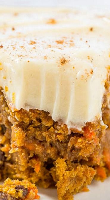 Carrot Pumpkin Cake, Carrot Cake With Pumpkin Puree, Pumpkin Carrot Bread, Pumpkin Carrot Cake Recipe, Pumpkin Carrot Cake, Healthy Pumpkin Dessert, Carrot Cake With Cream Cheese, Cream Cheese Frosting Cake, Cake With Cream Cheese Frosting