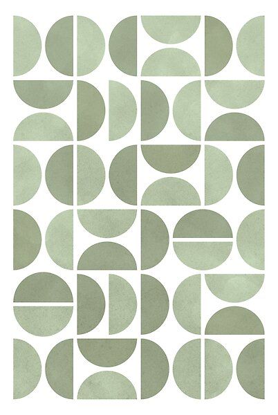 Geometric Pattern Wall Design, Mid Century Drawing, Mid Century Shapes, Mid Century Modern Graphics, Abstract Geometric Art Pattern Design Shape, Modern Green Wallpaper, Green Pattern Tile, Modern Graphic Patterns, Graphic Shapes Pattern