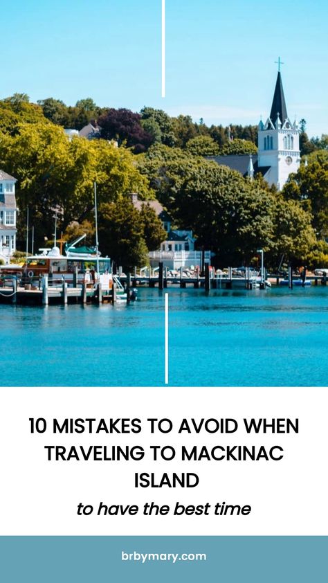 Here are 10 Mistakes to Avoid When Traveling to Mackinac Island. Mackinac Island is a unique travel destination, known for its charming, car-free environment and rich history. From scenic views to delicious fudge, Mackinac Island is a great US destination. But there are mistakes to avoid to have the best time. Macinak Island, Macinak Island Michigan, Oklahoma Cabins, La Things To Do, Michigan Travel Destinations, Grand Hotel Mackinac Island, The Mack, Mackinac Island Michigan, Things To Do In La