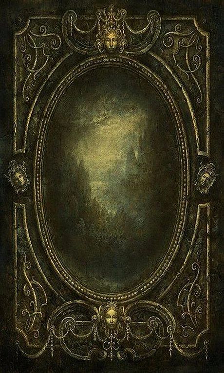 Custom Tarot Card Backs Baroque Frame, Arte Occulta, Heroic Fantasy, Kunst Inspiration, Vintage Book Covers, Beautiful Book Covers, Arte Inspo, Arte Fantasy, Book Cover Art