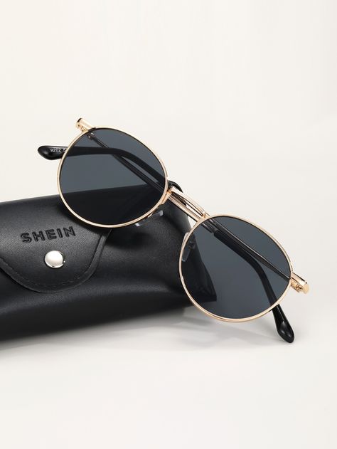 Gold Casual     Metal Frame    Men Accessories Black Shades Sunglasses Men, Mens Goggles, Men’s Sunglasses, Trendy Sunglasses Men, Luxurious Sunglasses, Smart Items, Shades Men, Pretty Sunglasses, Glasses Frames Trendy