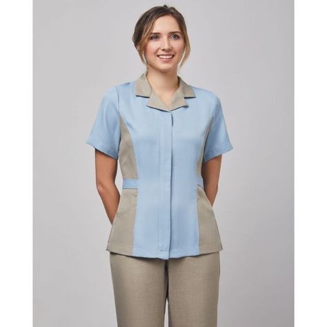 Nanny Uniform, Scrub Designs, House Keeping Uniform, Scrubs Fashion, Medical Scrubs Fashion, Medical Scrubs Outfit, Uniform Ideas, House Keeping, Scrubs Outfit