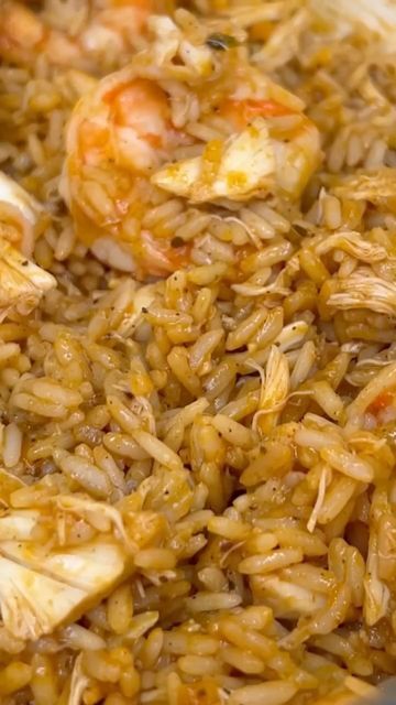 Kandice Nicole on Instagram: "Seafood rice This song is still a hit . . . . . #seafood #shrimp #tink #crab #rice #sides #food #foodie #cook #cooking #instagood #instafood #recipes #homecooking #homemade #viral" Crab Rice Recipe Southern, Seafood Rice Recipe Southern, Crab And Rice Recipes, Seafood Rice With Crab And Shrimp, Crab Rice Recipe, Seafood Rice Recipe, Crab And Shrimp Recipe, Crab Rice, Rice Sides