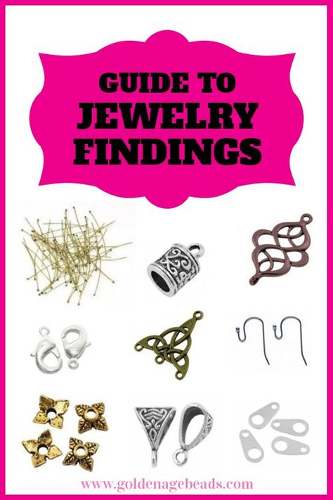 Earring Findings Products, Jewelry Findings Guide, Jewelry Hacks, Diy Jewelry Making Tutorials, Diy Jewelry To Sell, Jewelry Knowledge, Diy Jewelry Rings, Jean Fabric, Silver Jewelry Diy