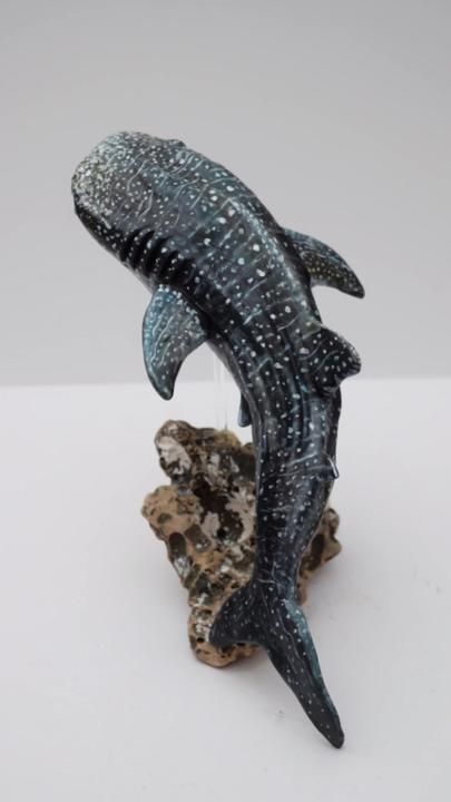 Shark Clay Sculpture, Clay Whale Shark, Ocean Things, Whale Sculpture, Shark Sculpture, Alevel Art, Happy Shark, Shark Week, Whale Shark