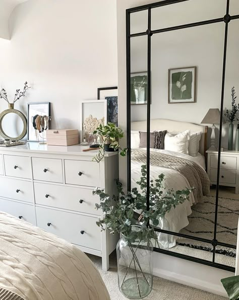 Grey Hemnes Bedroom, Ikea Hermes Bedroom Ideas, Hemnes Boho Bedroom, Farmhouse Bedroom Ikea, Hemnes Bedroom Ideas, Ikea White Bedroom, Ikea Hemnes Bedroom Ideas, White Ikea Bedroom, Ikea Hemnes Bedroom