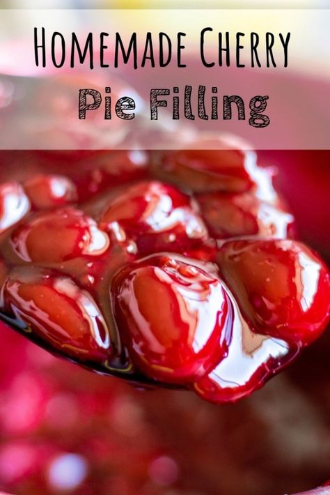 Cherry Pie Filling Recipes Easy, Homemade Cherry Pie Filling, Ice Cream Cheesecake, Homemade Cherry Pie, Cherry Pie Filling Recipes, Homemade Cherry Pies, Pie Ice Cream, Cherry Pie Recipe, Pie Filling Recipes