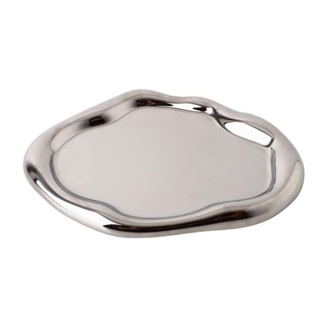 PRICES MAY VARY. Size：Long: 7.67*5.31 inches, Round: 7.48*7.48 inches. Exquisite appearance: This silver ceramic jewelry dish has an exquisite appearance, and its simple and elegant design can well demonstrate its high quality. High-quality material: Bathroom Tray is made of high-quality porcelain material, which is fine in texture, not easy to wear and tear, bright in color and very durable. Multi-purpose: Mirror tray is small in size, but it can be used for many purposes, such as: decorating j Makeup Tray, Treasure Jewelry, Snack Storage, Ceramic Tray, Photography Accessories, Storage Tray, Desktop Storage, Jewelry Tray, Modern Ceramics