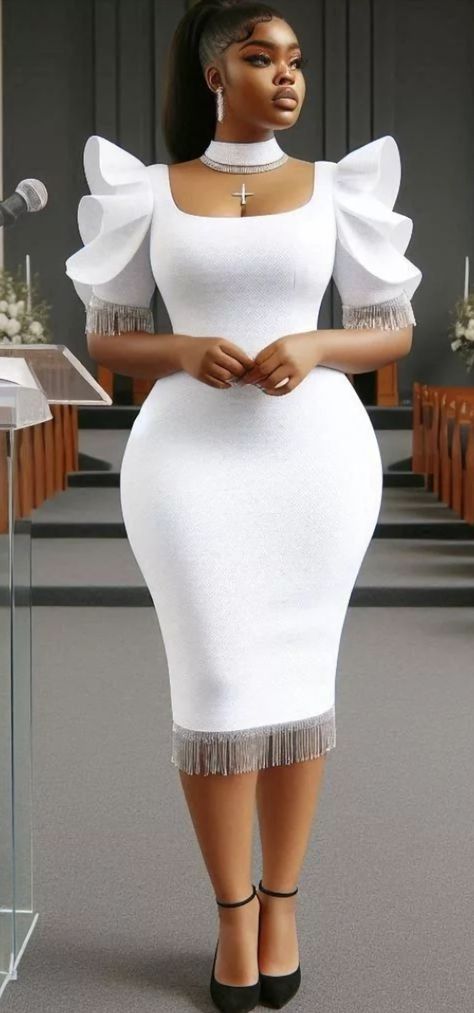 His And Hers African Outfits, Short Dress Designs Fashion, Dress Rehersal Outfits, African Styles For Ladies, Classy Dress Outfits Graduation, White Gown Styles For Ladies, African Design Dresses Classy Wedding, Plain White Gown, Elegant Women Classy Dress Outfits