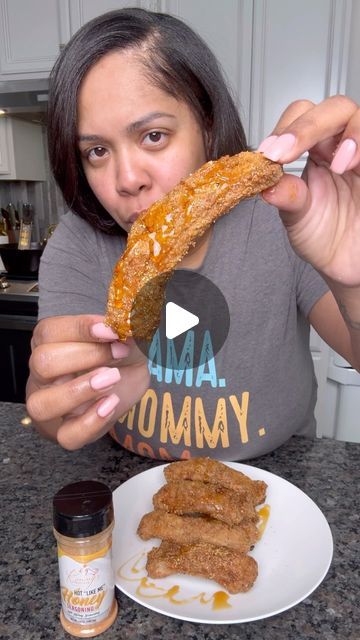 Kimberly Nichols on Instagram: "Yes these are Pork Baby Back Ribs! Yes I fried them! My hot honey seasoning on these thangs set them awffff! I also used @bayoucityseasonings and @mikeshothoney Have you ever had fried ribs? #kimmyskreations #friedribs #hothoney" Air Fried Ribs Recipe, Deep Fried Ribs Pork, Fried Short Ribs Recipe, Ribs Meal Dinners, Soul Food Cookout, Fry Ribs Recipe, Fried Pork Chop Meals Sides, Pork Recipes Videos, Rib Meal Ideas