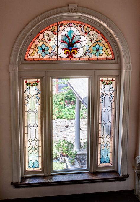 I'm not one for stained glass windows but I'm down with this Color Glass Window, Colored Glass Window, زجاج ملون, Window Stained, Stained Glass Window Film, Photo Deco, Stained Glass Door, Stained Glass Decor, Window Color