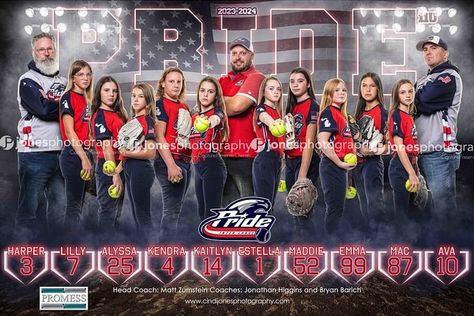 Pride Banner 2023 - Team Sport Banner Samples - cjonesphotos Softball Banner Ideas, Softball Team Photos, Softball Team Pictures, Softball Pictures Poses, Softball Pics, Softball Photography, Softball Team Banners, Softball Photos, Softball Banner