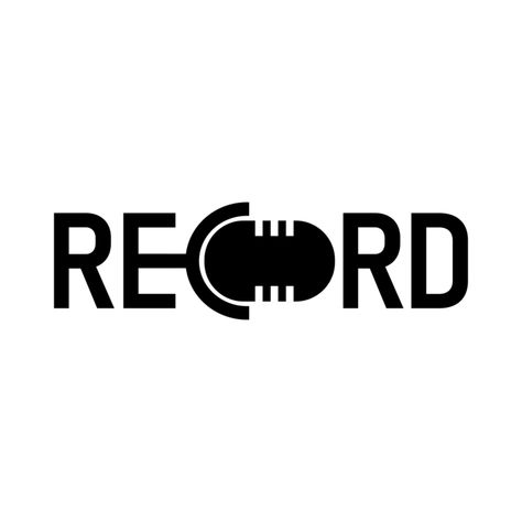 Record Logo, Record Icon, Music Disc, Fluent Design, Waves Icon, Anniversary Logo, About Music, App Logo, Logo Design Template