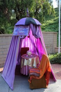 Diy Fortune Teller, Fortune Teller Booth, Painted Umbrella, Haunted Carnival, Halloween Circus, Creepy Carnival, Adult Halloween Party, Carnival Themes, Circus Theme