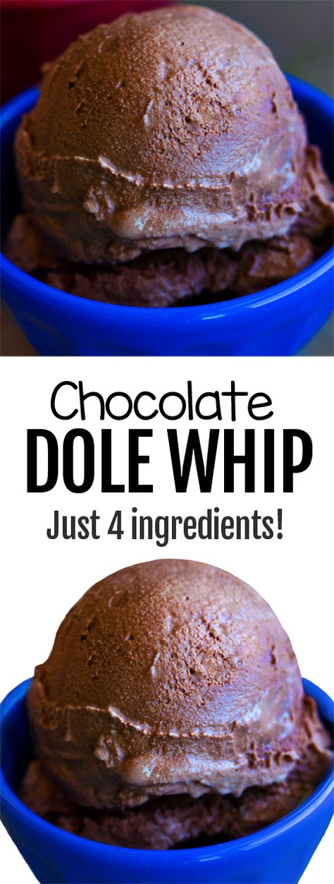 Chocolate Dole Whip Cherry Dole Whip Recipe, Dense Desserts, Gluten Free Healthy Recipes, Dole Whip Recipe, Chocolate Covered Katie, Healthy Chocolate Recipes, Make Your Own Chocolate, Dum Dums, Sweet Potato Brownies