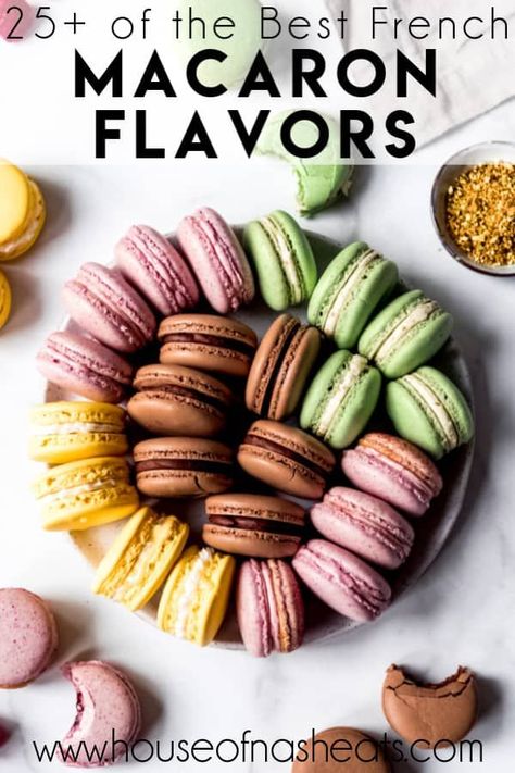 Strawberry Macarons Recipe, Macarons Flavors, French Macarons Flavors, Macaroons Flavors, Easy Macaroons Recipe, French Macaroon Recipes, French Macarons Recipe, Kitchen French, Macaroon Cookies