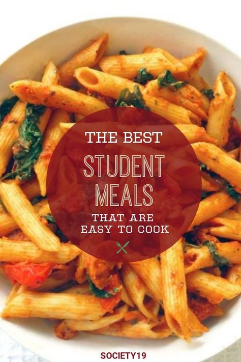 Easy Meals Student, Easy Dinner Recipes For University Students, Easy Uk Recipes, University Cooking Easy Recipes, Uk Meal Ideas, Easy Uni Recipes, Uni Student Meals, Uni Recipes Student, Student Meals University