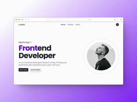 Purplefolio - Framer Portfolio Website For Web Developers by Luca Da Corte on Dribbble Framer Portfolio, Web Developer Portfolio Website, Web Developer Portfolio, Developer Portfolio, Personal Website Portfolio, School Websites, Clash Of Clans Hack, Website Developer, Portfolio Website Template