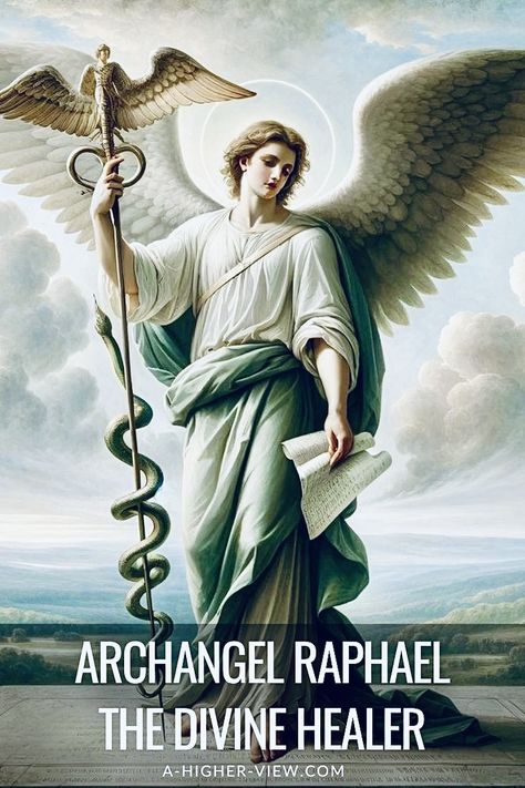 Archangels Raphael, Saint Raphael Archangel, List Of Archangels, St Gabriel Archangel, Archangel Raphael Healing, Raphael Archangel, Archangels Names, Angel Raphael, Magical Staff