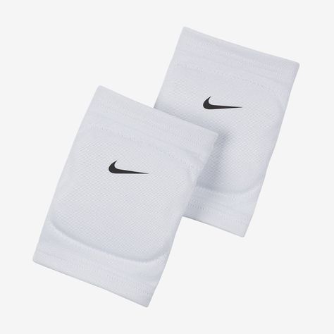 Nike Volleyball Knee Pads, White Knee Pads, Nike Knee Pads, Nike Volleyball Shoes, Nike Volleyball, Volleyball Gear, Volleyball Knee Pads, Nike Elite Socks, Elbow Pads