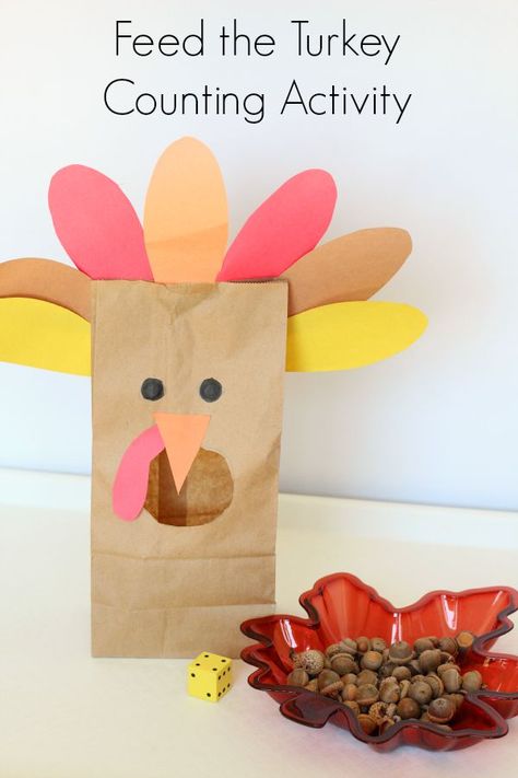 A super fun turkey counting activity for Thanksgiving! Feed The Turkey, Thanksgiving Activities For Toddlers, Thanksgiving Lesson Plans, Turkey Theme, Fun Thanksgiving Games, Thanksgiving Activities Preschool, Thanksgiving Crafts For Toddlers, Thanksgiving Lessons, Thanksgiving Games For Kids