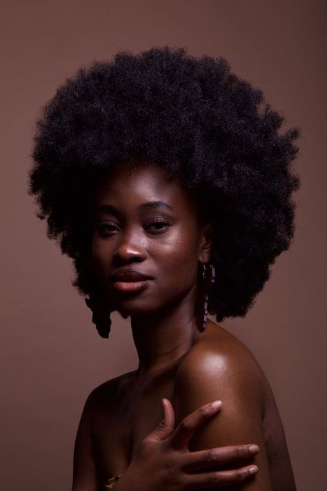 Face Photoshoot, Cotton Candy Hair, Candy Hair, Button Nose, Pelo Afro, Hair Reference, Photography Women, Afro Hairstyles, Black Beauty