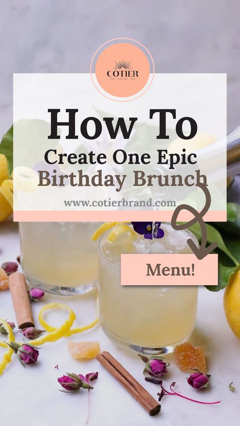 Mimosa Brunch Birthday Party, Theme Brunch Ideas Birthday Parties, Sunday Brunch Birthday Ideas, Cake For Brunch Party, Themed Brunch Ideas Birthday Parties, 30th Bday Brunch Ideas, Brunch Entertainment Ideas, Birthday Brunch Ideas For Women At Home, 40 Birthday Brunch Ideas