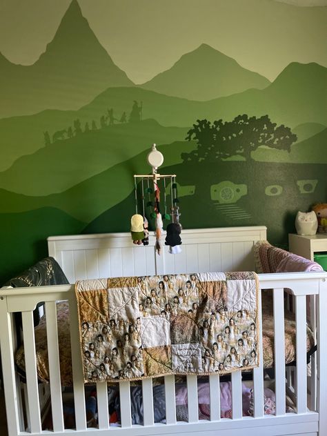 Lord Of The Rings Nursery Mural, Hobbit Wall Mural, The Hobbit Nursery Theme, The Hobbit Home Decor, The Shire Mural, Lord Of The Rings Wall Mural, Lord Of Rings Nursery, Lotr Wall Mural, Hobbit Nursery Lord Of The Rings