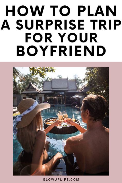 Surprise Vacation Reveal, Things To Do With Your Boyfriend, Surprise Vacation, Pack For A Trip, Surprise Boyfriend, Surprises For Husband, Things To Do At Home, Workout Chart, T Love