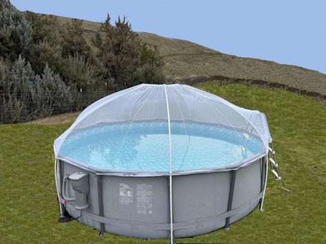 Above Ground Pool Cover Ideas, Above Ground Pool Hacks, Backyard Circus, Cheap Above Ground Pool, Pool Canopy, Pool Screen, Oval Above Ground Pools, Above Ground Pool Cover, Pool Plumbing