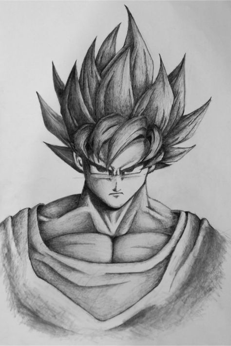 Goku Pencil Drawing Goku Pencil Drawing, Goku Art Drawings, Drawing Goku, Goku Art, Pencil Drawing Images, Goku Drawing, Buddhist Art Drawing, Naruto Sketch Drawing, Dragon Ball Painting