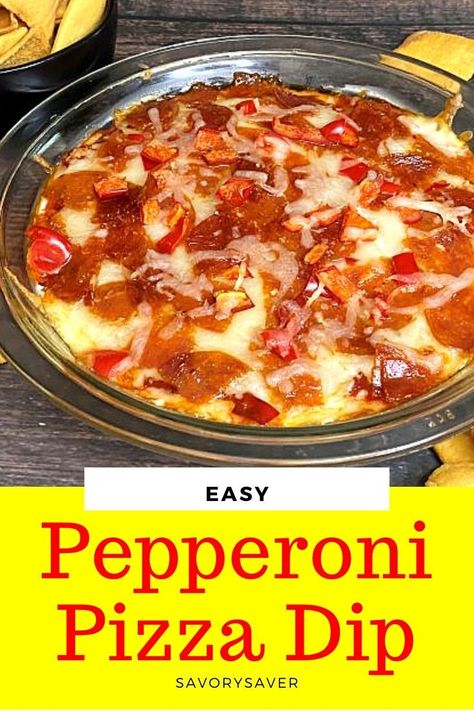 Dip Cream Cheese, Easy Pepperoni Pizza, Cream Cheese Pizza, Pepperoni Dip, Pizza Dip Recipes, Pepperoni Pizza Dip, Cheesy Appetizer, Pizza Dip, Cream Cheese Dips