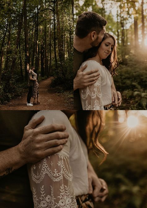 Engagement Photos Oak Trees, Engagement Photos Pine Trees, Forest Prenup, Woodland Engagement Photos, Engagement Photos In The Woods, Woods Engagement Pictures, Engagement Photos Woods, Woodsy Engagement Pictures, Engagement Photos Moody