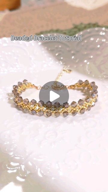 Bicone Bead Jewelry, Edmonton Canada, Crystal Bead Jewelry, April 4, Seed Bead Bracelets, Bead Jewelry, Beading Tutorials, Bead Weaving, Diy Bracelets