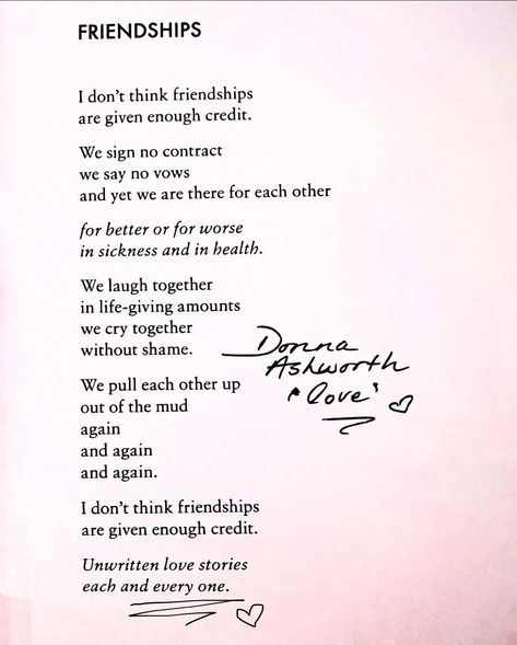 Best Friend Vows Friendship, Deep Quotes About Friendship Happiness, Quotes Deep Meaningful Friendship, Best Friend Poems Deep, Poems About Friends Friendship, Friendship Poems Deep, Donna Ashworth Poems, Poems About Friends, Thankful Poems