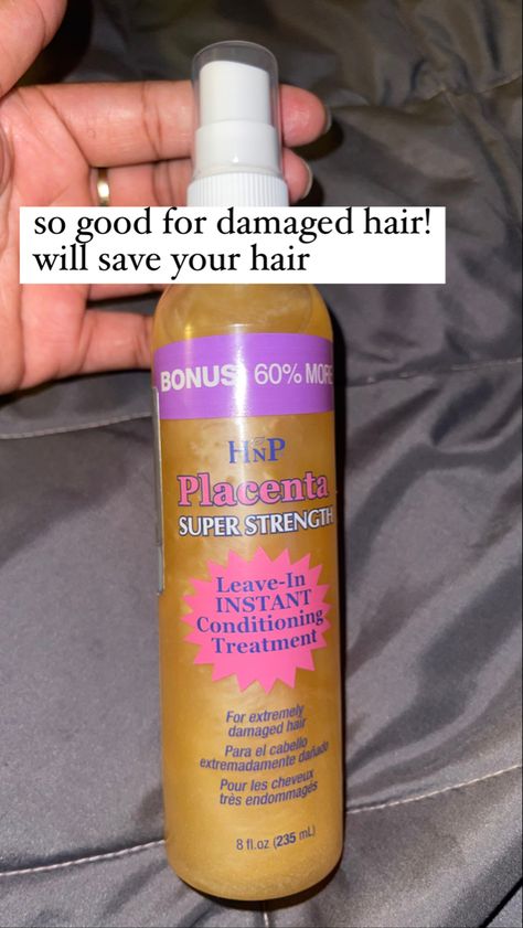 Follow @cdansby50 for more ❓ Hair Oil For Damaged Hair, Curly Hair Products For Damaged Hair, Natural Hair Products For Black Women, Best Conditioner For Damaged Hair, Hair Growth Tips For Black Women, Natural Hair Goals, Hair Journey Tips, Hair Growth Methods, Extremely Damaged Hair